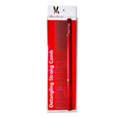 Warren London detangling strong comb for dogs 10 inches helps ease mats without snagging.