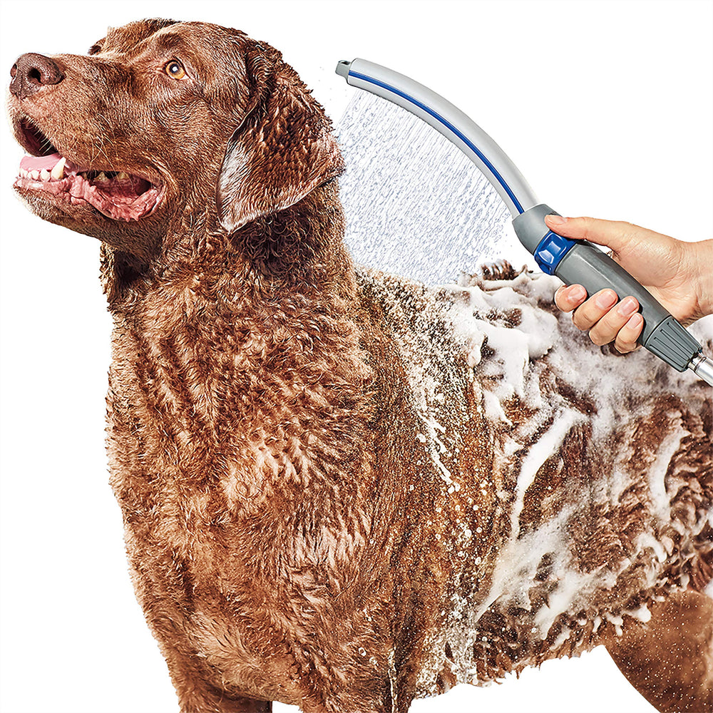 Waterpik Pet Wand Pro dog shower attachment for quick, thorough home baths