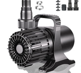 WaterRebirth PS-1700 front view showing compact pump design for discreet ponds