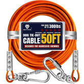WATFOON tie-out cable 50ft stainless steel for outdoor freedom.