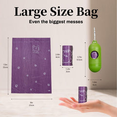 Watreeco 15 micron leak-proof bags resist tearing for reliable pickup