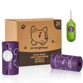 Watreeco dog poop bags with dispenser clip for mess-free walks