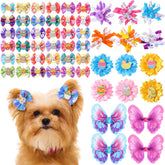 Wavwavw Easter dog bows in festive pastel colors for photos and party looks.