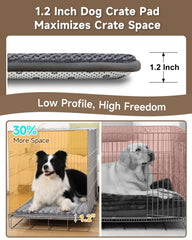 WAYIMPRESS XL dog bed anti-slip bottom keeps bed secure.