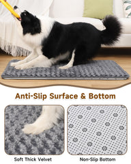 WAYIMPRESS dog bed rose velvet cover highlights ultra-soft, cozy surface