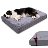 WayImpress waterproof large dog bed cover close-up highlights durable protection against spills and messes.