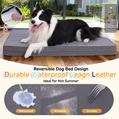 WayImpress XXL dog bed egg-crate-foam promotes airflow for cooling