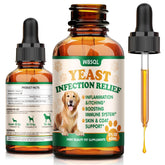 WBSQL yeast infection drops bottle pour offers quick relief for pets