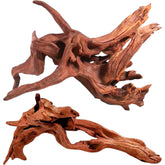 WDEFUN natural driftwood for aquarium decor provides two large pieces with hiding spots.