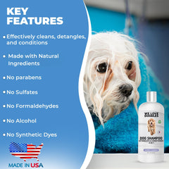 We Love Doodles conditioner bottle for smoothing and conditioning coats