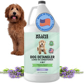 We Love Doodles 64oz detangler bottle pour makes detangling quick during baths