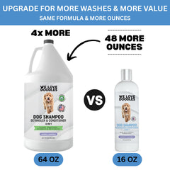 We Love Doodles shampoo creates rich, easy-to-rinse lather.