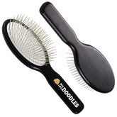 We Love Doodles Pin Brush for dogs, versatile grooming tool for shedding control.