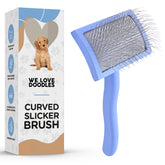 We Love Doodles slicker brush for dogs coat care and detangling.