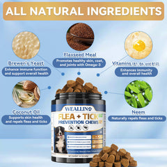 WEALLIN serving chew for dogs, simple treat-based dosing.