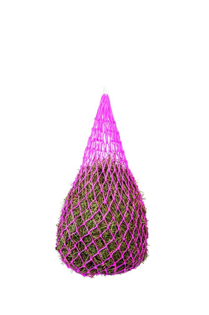 Weaver Leather slow feed hay net pink 36-inch for controlled feeding and reduced waste