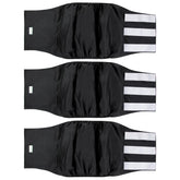 Wegreeco pack of 3 black belly wraps on a large dog for comfortable fit
