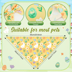 Weewooday Easter dog bandanas with carrot motif for playful spring looks
