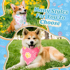 Weewooday folded adjustable triangle bandana fits various necks