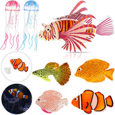 Weewooday glowing brown-wing fish adds vibrant color to your aquarium decor