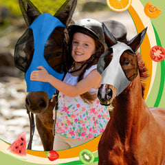 Weewooday fly mask with elastic band for secure fit
