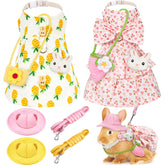 Weewooday Petjoy rabbit dress cherry set for cute daily wear