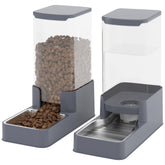 Wefeedy gravity feeder with stainless bowl for steady meals