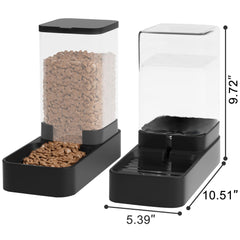 Wefeedy water dispenser with siphon design for reliable hydration