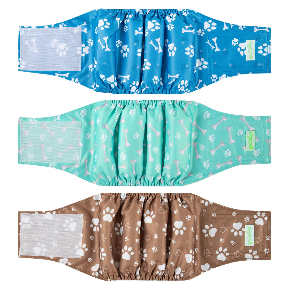Wegreeco bone-pattern belly band pack provides reusable protection for daily wear