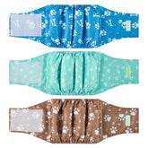 Wegreeco bone-pattern belly band pack provides reusable protection for daily wear
