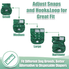 Wegreeco diaper with hook and loop closures for quick on/off.