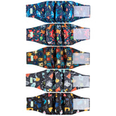 Wegreeco small dog diaper wrap front view showing secure fit for comfort.