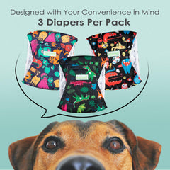 wegreeco washable male dog belly band stylish pattern image 2 reduces mess during outings