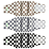 Wegreeco washable male dog belly band in stylish pattern; leak protection.