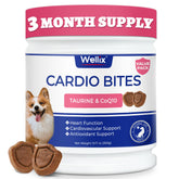 Wellix Cardio Taurine packaging for 260g bottle supports dog heart health.