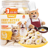 Wellix SunnyBites freeze-dried chicken cat treats for indoor cats.