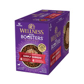 Wellness Bowl Boosters Simply Shreds pouch closeup for easy, mess-free mealtime.