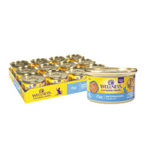 Wellness Complete Health Pate cat food can, grain-free and protein-rich.