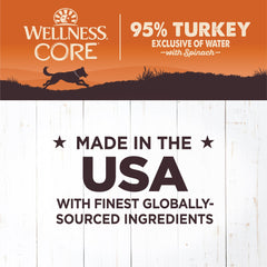 Pack of 12 Wellness CORE 95% cans for convenient bulk nutrition.