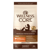 Wellness CORE Adult Dry Cat Food with turkey in a bowl for lean protein