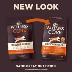 Wellness CORE Digestive Health probiotic-coated kibble for balanced digestion