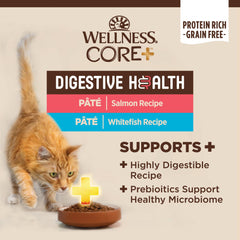 Wellness CORE+ Digestive Health whitefish pate can provides grain-free nutrition and smooth texture