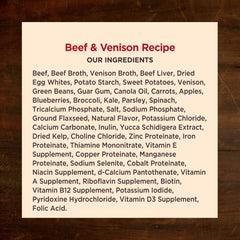 Wellness CORE Hearty Cuts no corn wheat soy formula.
