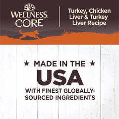Wellness CORE packaging 12 x 12.5 oz cans arranged for busy homes
