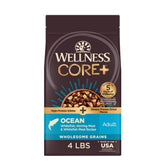 Wellness CORE+ adult dog food kibble-bowl: protein-packed nutrition and crunchy texture