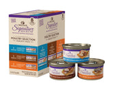 Wellness CORE Signature Selects variety-pack cans show protein-rich, grain-free options.