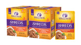 Wellness Healthy Indulgence Shreds tuna pouch, protein-rich meal for daily feeding.