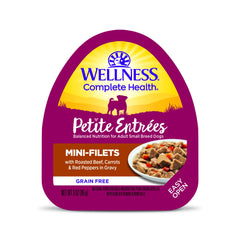Wellness Petite Entrees Mini Fillets roasted chicken cup with savory sauce for small dogs