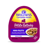 Welless Petite Entrees Mini Fillets turkey cup with greens and sweet potato for small dogsβeasy, complete meal.