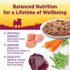 Wellness peas and carrots add natural fiber and color to meals.